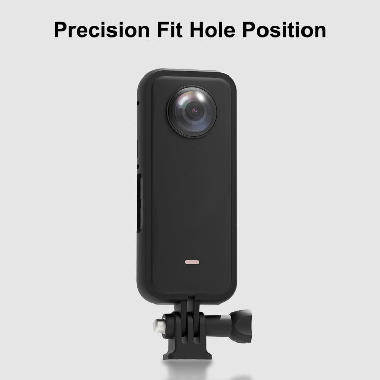 For Insta360 X3 PULUZ ABS Protective Frame with  Adapter Mount & Screw(Black) - HoMEdemic™ 