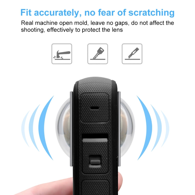 For Insta360 X3 PULUZ Lens Guard PC Protective Cover(Black) - HoMEdemic™ 