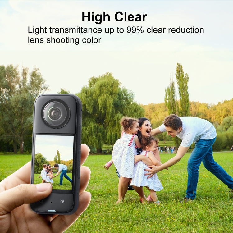 For Insta360 X3 PULUZ Lens Guard PC Protective Cover(Black) - HoMEdemic™ 