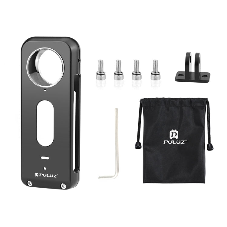 For Insta360 X3 PULUZ Metal Protective Cage Rig Housing Frame with Lens Protector(Black) - HoMEdemic™ 