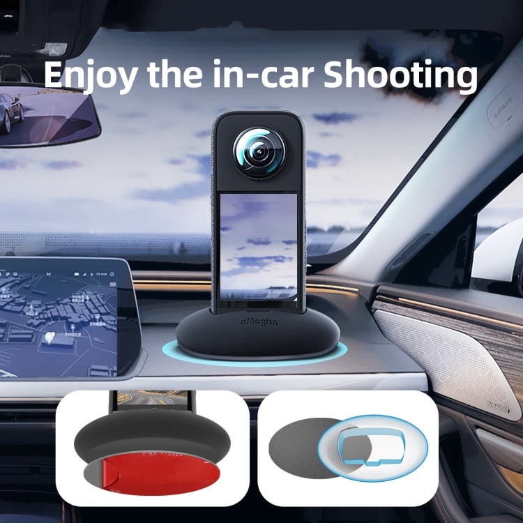 For Insta360 X3 aMagisn Car Base Sports Camera Accessories(Base+Double-sided Glue) - HoMEdemic™ 