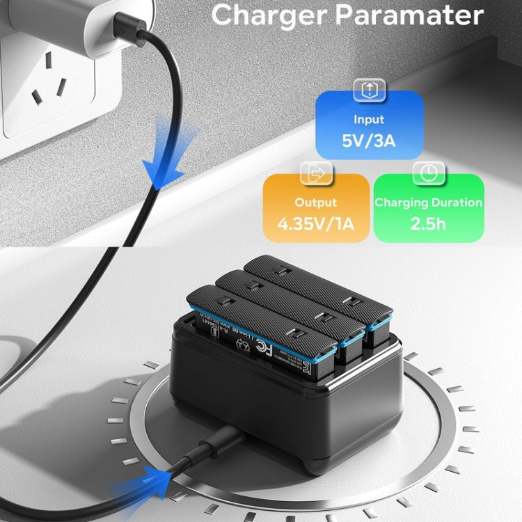 For Insta360 X4 AMagisn Battery Charger Charging Seat Camera Accessories - HoMEdemic™ 