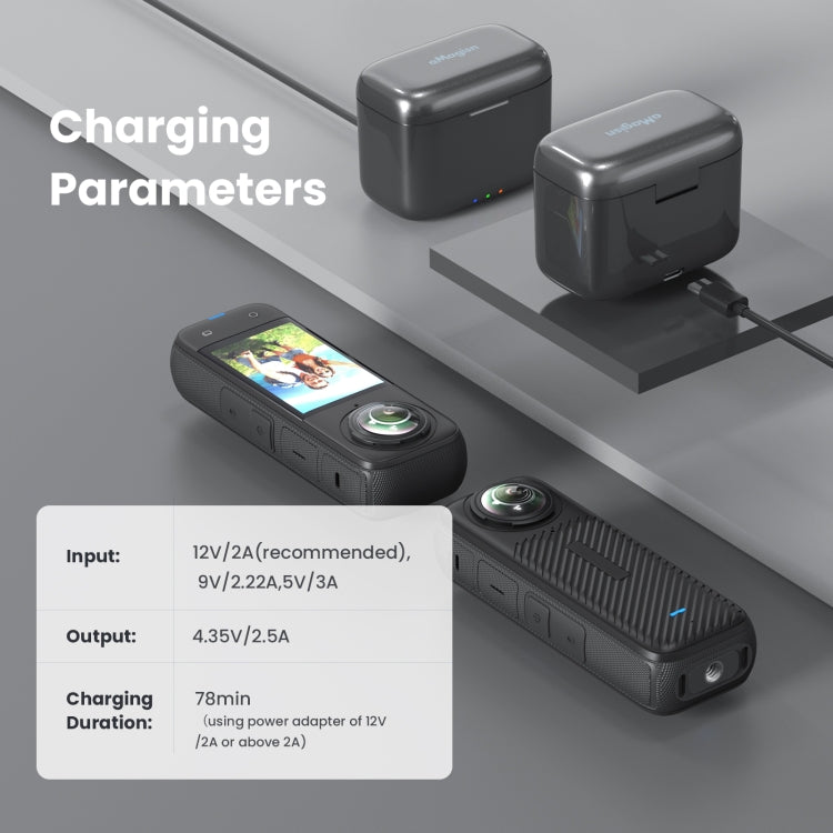 For Insta360 X4 AMagisn Battery Fast Charge Charging Box Sports Camera Accessories - HoMEdemic™ 