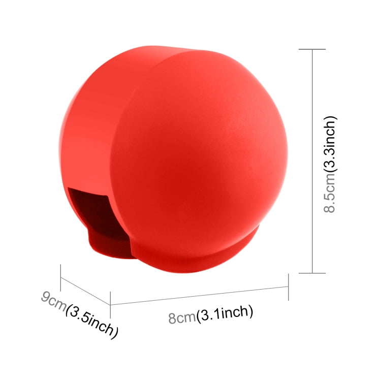 For Insta360 X4 Air / X4 / X3 PULUZ Invisible Dive Case Lens Guard Silicone Protective Cover (Red) - HoMEdemic™ 