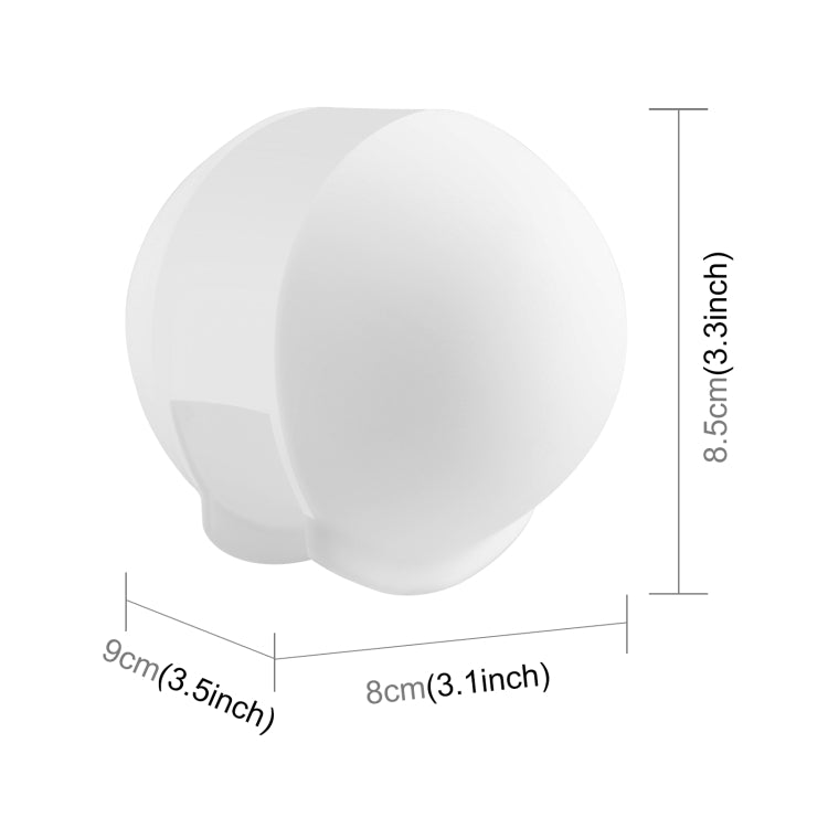 For Insta360 X4 Air / X4 / X3 PULUZ Invisible Dive Case Lens Guard Silicone Protective Cover (White) - HoMEdemic™ 