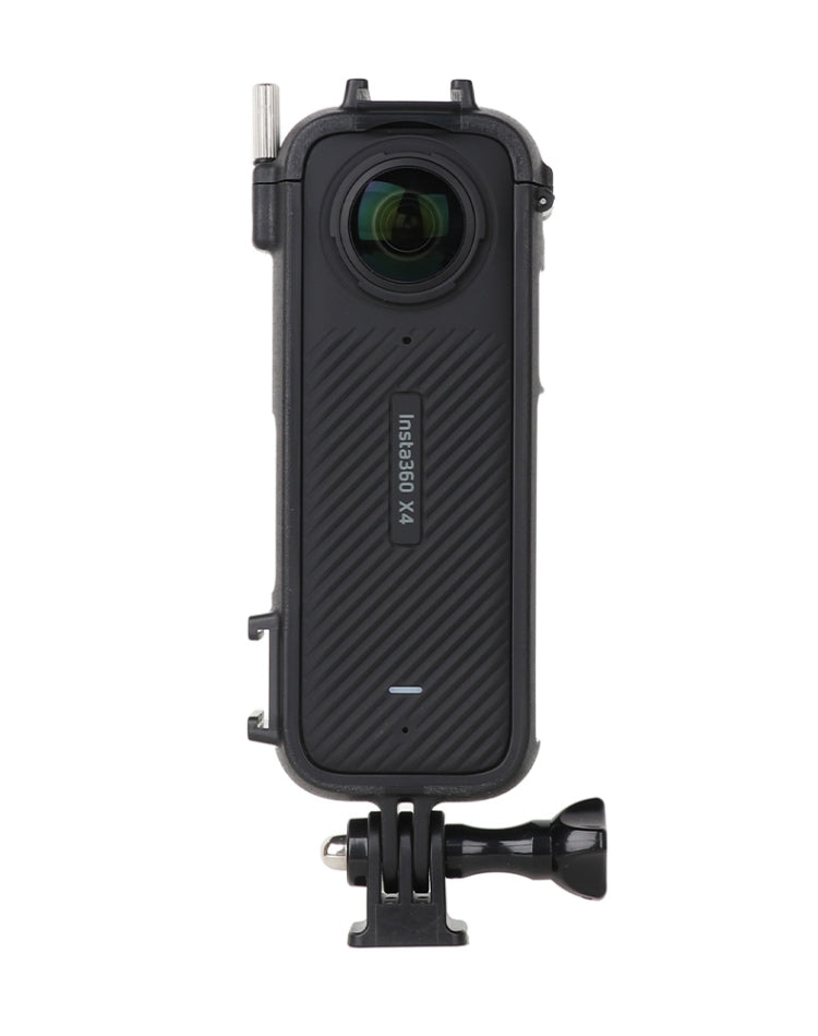 For Insta360 X4 Cold Shoe ABS Plastic Protective Frame with Adapter Mount & Screw (Black) - HoMEdemic™ 