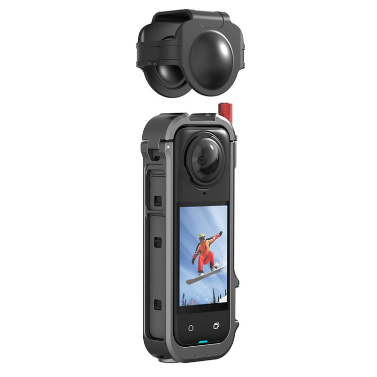 For Insta360 X4 Metal Frame Action Camera Rabbit Cage Expansion Bracket - HoMEdemic™ 