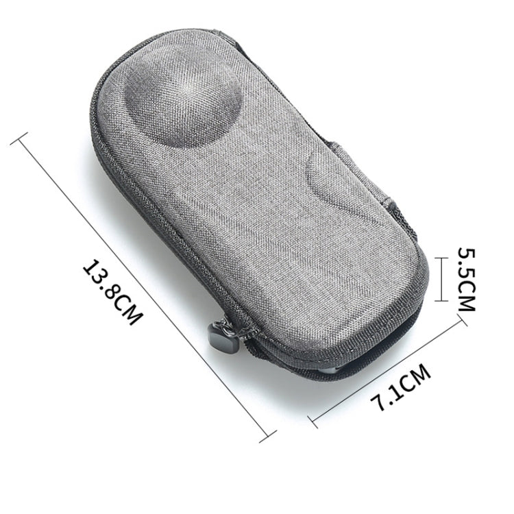 For Insta360 X4 Mini Storage Bag Lightweight Waterproof Body Box(Deep Gray) - HoMEdemic™ 