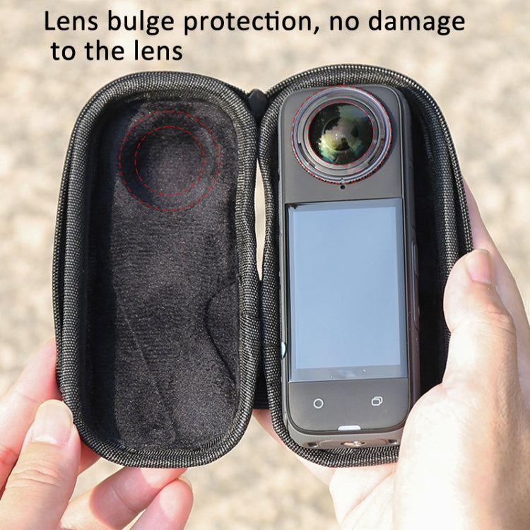 For Insta360 X4 Mini Storage Bag Lightweight Waterproof Body Box(Light Gray) - HoMEdemic™ 