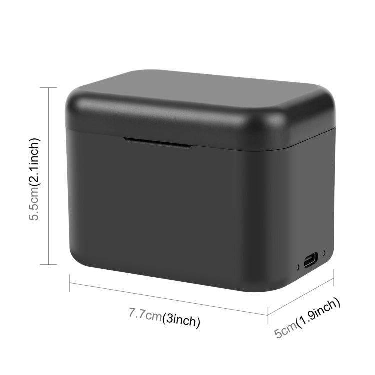 For Insta360 X4 PULUZ Battery Charging Box Battery & Memory Card Storage Case (Black) - HoMEdemic™ 
