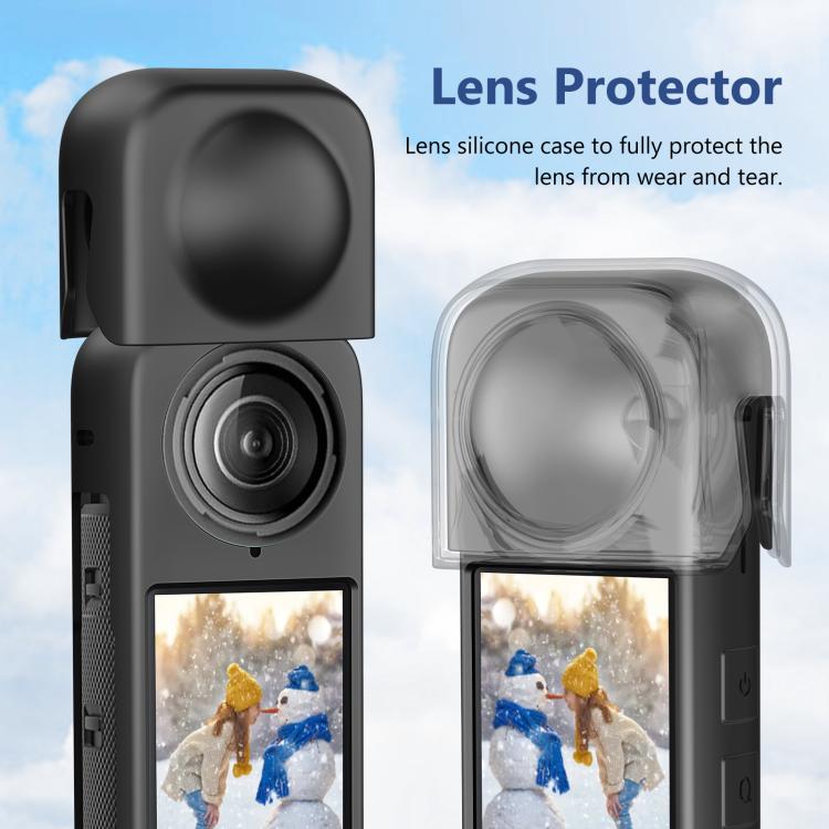 For Insta360 X4 PULUZ Full Body Dust-proof Silicone Protective Case (Black) - HoMEdemic™ 