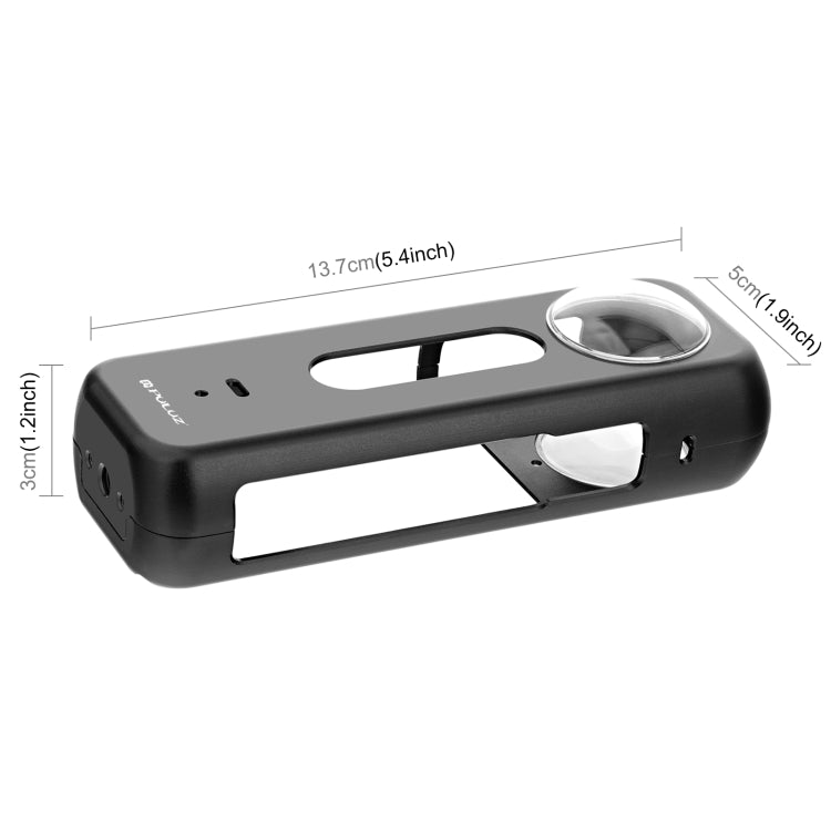 For Insta360 X4 PULUZ Metal Protective Cage Rig Housing Frame with Lens Protector (Black) - HoMEdemic™ 