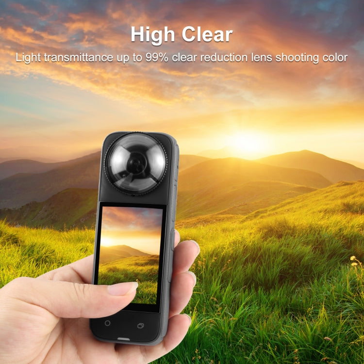 For Insta360 X4 PULUZ Rotation PC Lens Guard  Protective Cover (Transparent) - HoMEdemic™ 