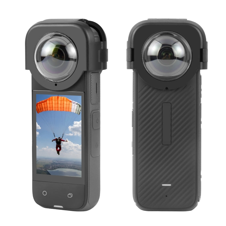 For Insta360 X4 PULUZ Snap-on Lens Guard Protective Cover (Black) - HoMEdemic™ 