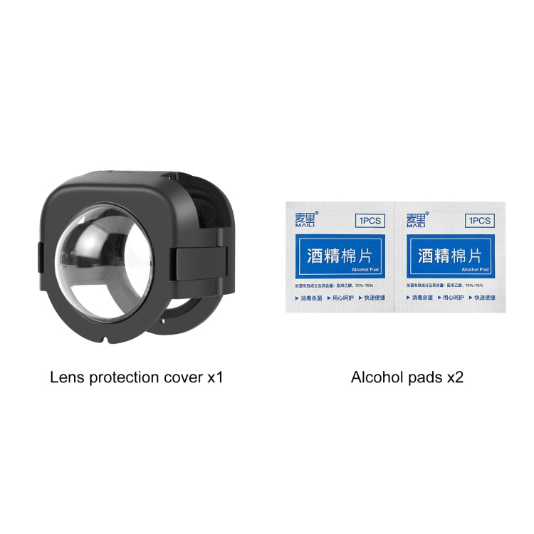 For Insta360 X4 PULUZ Snap-on Lens Guard Protective Cover (Black) - HoMEdemic™ 