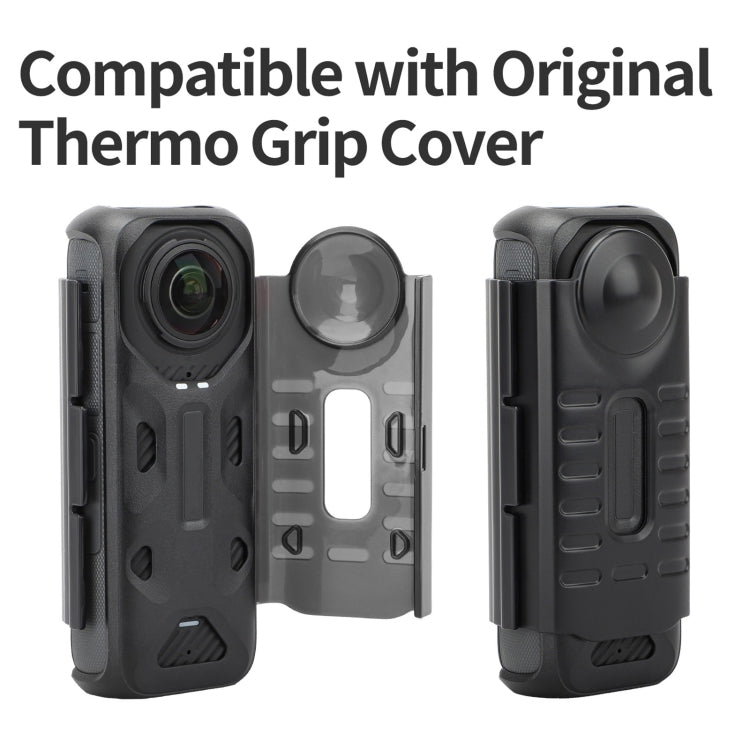For Insta360 X4 Sunnylife Integrated Lens Screen Protective Cover (Transparent Black) - HoMEdemic™ 