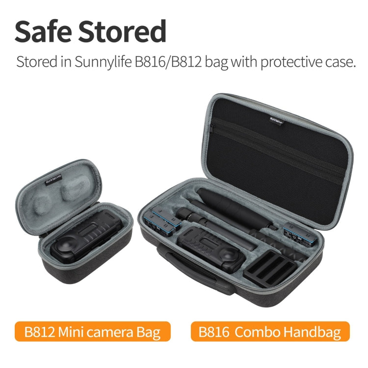 For Insta360 X4 Sunnylife Integrated Lens Screen Protective Cover (Transparent Black) - HoMEdemic™ 