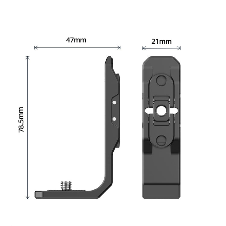 For Insta360 X4 / X3 Hepail Horizontal And Vertical Shooting Quick Release Metal Magnetic Bracket - HoMEdemic™ 