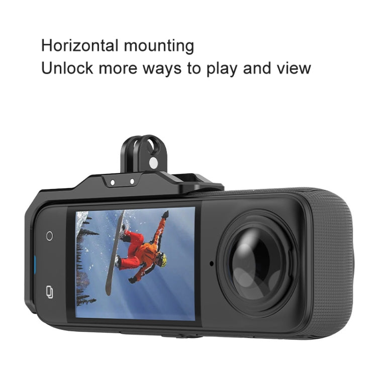 For Insta360 X4 / X3 Hepail Horizontal And Vertical Shooting Quick Release Metal Magnetic Bracket - HoMEdemic™ 