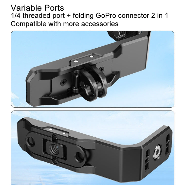 For Insta360 X4 / X3 Hepail Horizontal And Vertical Shooting Quick Release Metal Magnetic Bracket - HoMEdemic™ 