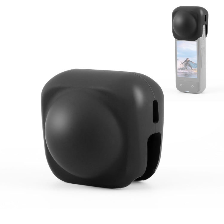 For Insta360 X4 / X4 Air / X5 PULUZ Silicone Protective Lens Cover (Black) - HoMEdemic™ 
