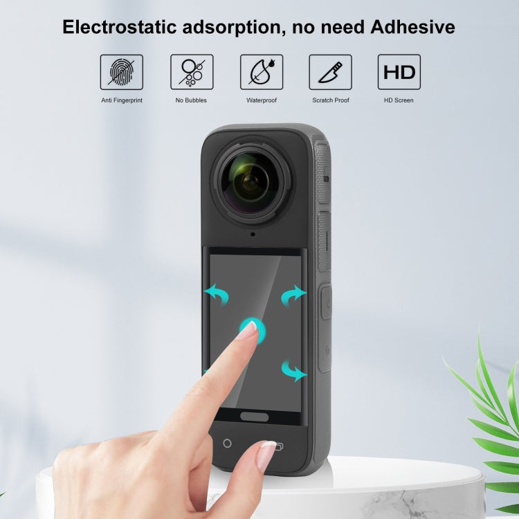 For Insta360 X4 / X5 PULUZ 9H 2.5D Curved HD Screen Tempered Glass Film (Transparent) - HoMEdemic™ 