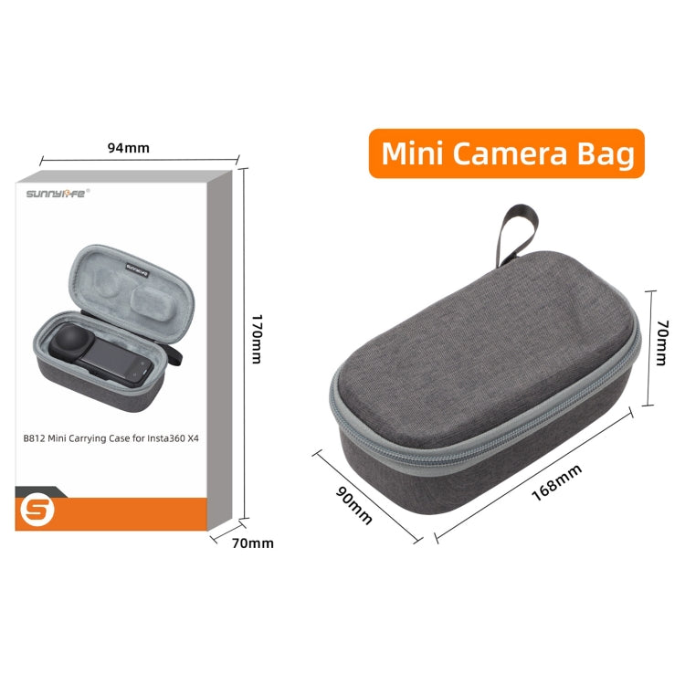 For Insta360 X4 / X5 Sunnylife Carrying Case Handbag, Model:X4-B812 Mini Camera Bag - HoMEdemic™ 