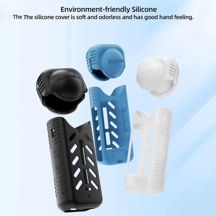 For Insta360 X4 / X5 Sunnylife Silicone Shockproof Case Lens Body Cover Kit(Transparent) - HoMEdemic™ 