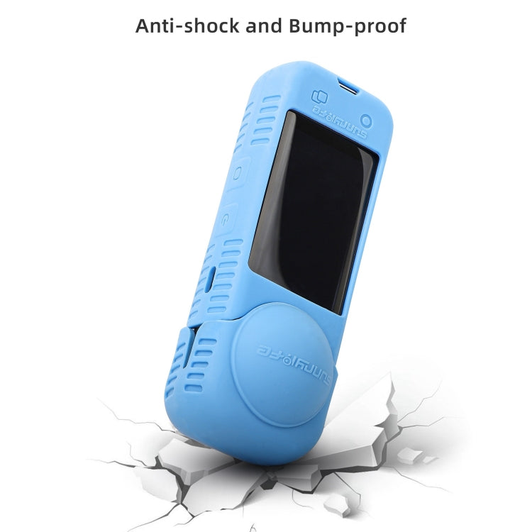 For Insta360 X4 / X5 Sunnylife Silicone Shockproof Case Lens Cover(Transparent) - HoMEdemic™ 