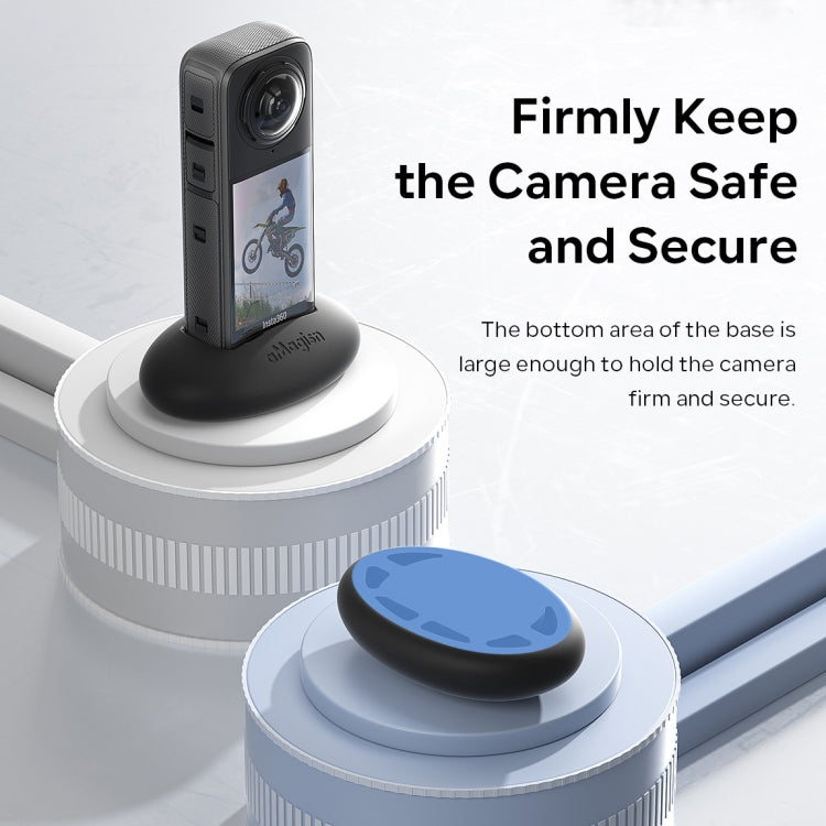 For Insta360 X4 aMagisn Silicone Base Vehicle Mounted Fixed Non-slip Holder With Double Dided Glue - HoMEdemic™ 