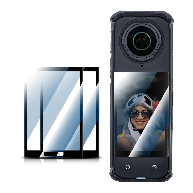 For Insta360 X5 / X4 STARTRC 2pcs HD Tempered Glass Film (Black) - HoMEdemic™ 