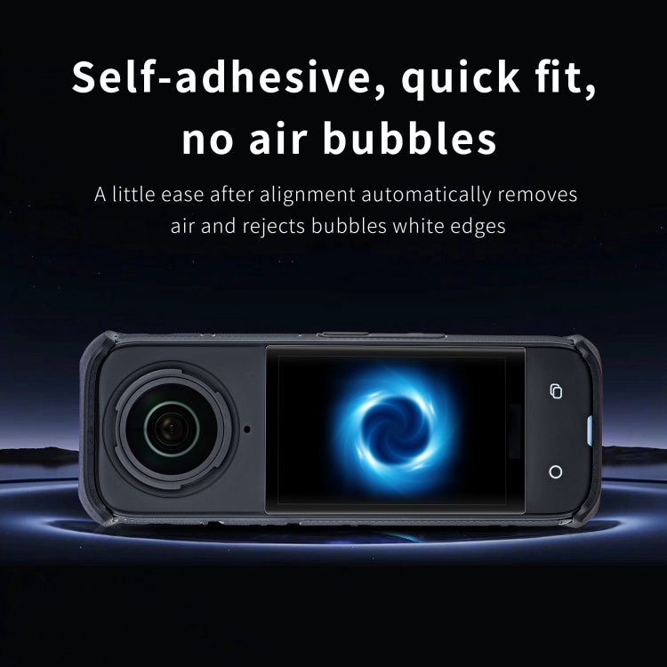 For Insta360 X5 / X4 STARTRC 2pcs HD Tempered Glass Film (Black) - HoMEdemic™ 