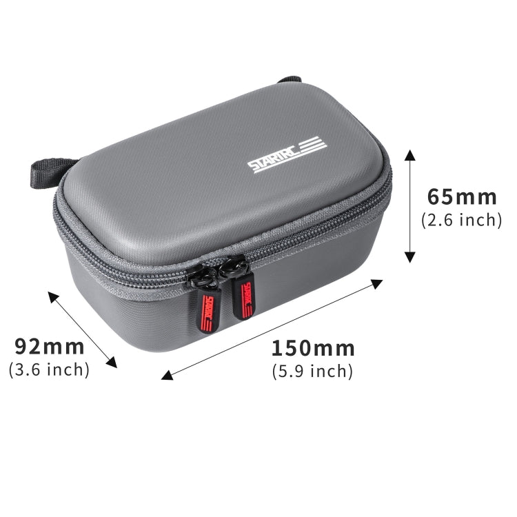 For Insta360 X5 / X4 STARTRC Camera Carry Case with Carabiner & Strap (Grey) - HoMEdemic™ 