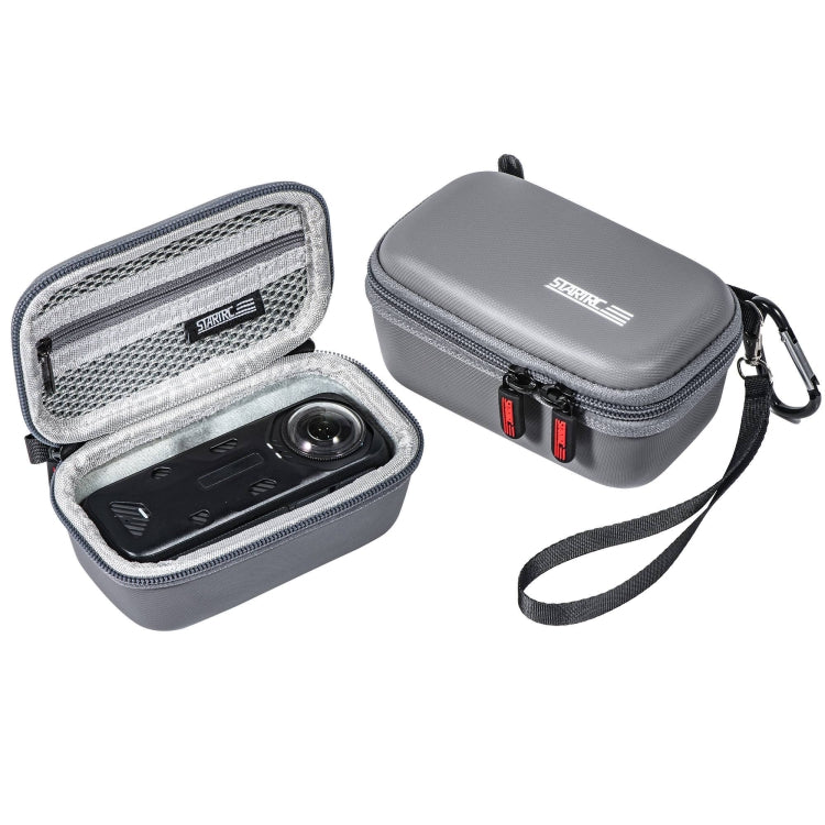 For Insta360 X5 / X4 STARTRC Camera Carry Case with Carabiner & Strap (Grey) - HoMEdemic™ 