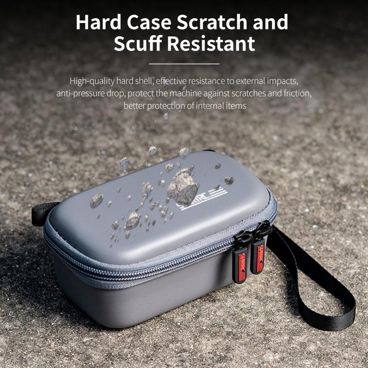 For Insta360 X5 / X4 STARTRC Camera Carry Case with Carabiner & Strap (Grey) - HoMEdemic™ 