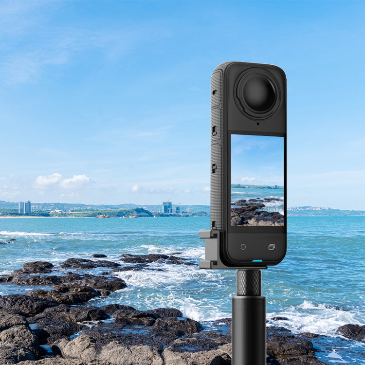 For Insta360 X5 / X4 / X3 / One X2 PULUZ Selfie Stick Cold Shoe Extension Bracket (Black) - HoMEdemic™ 