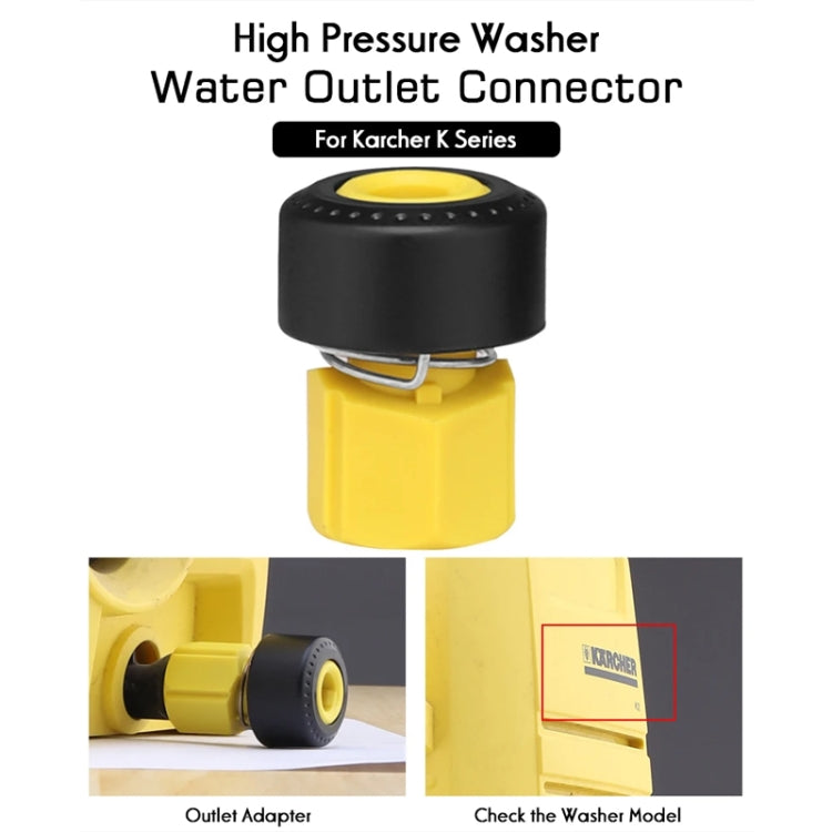 For Karcher K Series Car Washer Accessories Inlet Outlet Quick Plug Faucet Universal Adaptor Exhaust Valve - HoMEdemic™ 