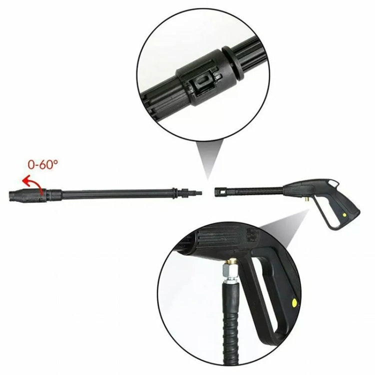 For Karcher K-Series / LAVOR Long Rod Universal Swivel Nozzle High Pressure Car Wash Sprayer Parts(No. 4) - HoMEdemic™ 
