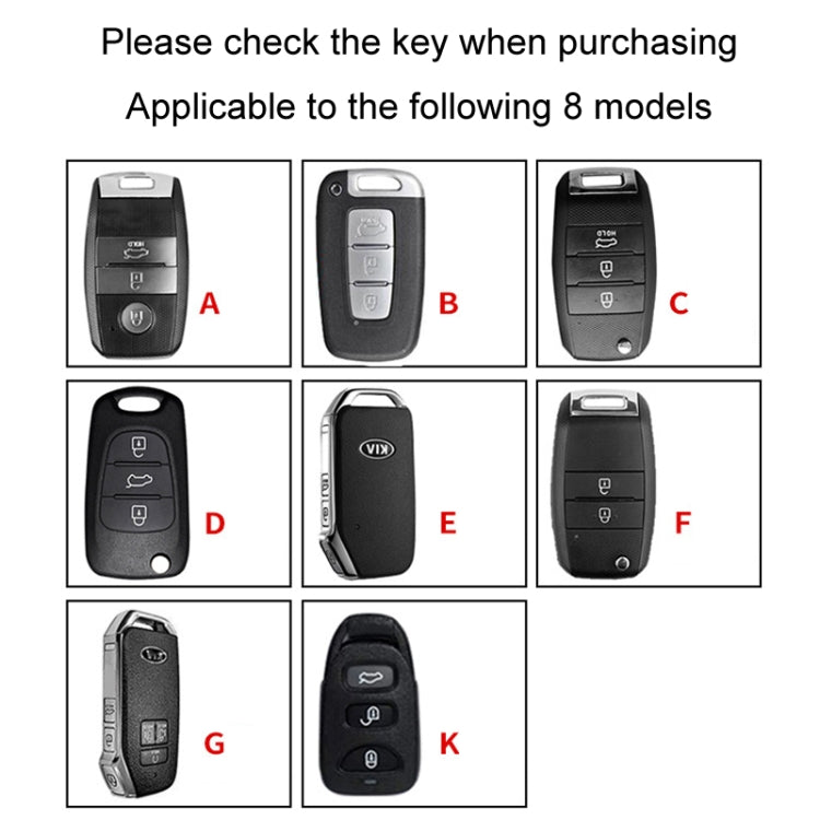 For Kia Car Key Cover Multifunctional Keychain Anti-lost Number Plate, Style: K - HoMEdemic™ 