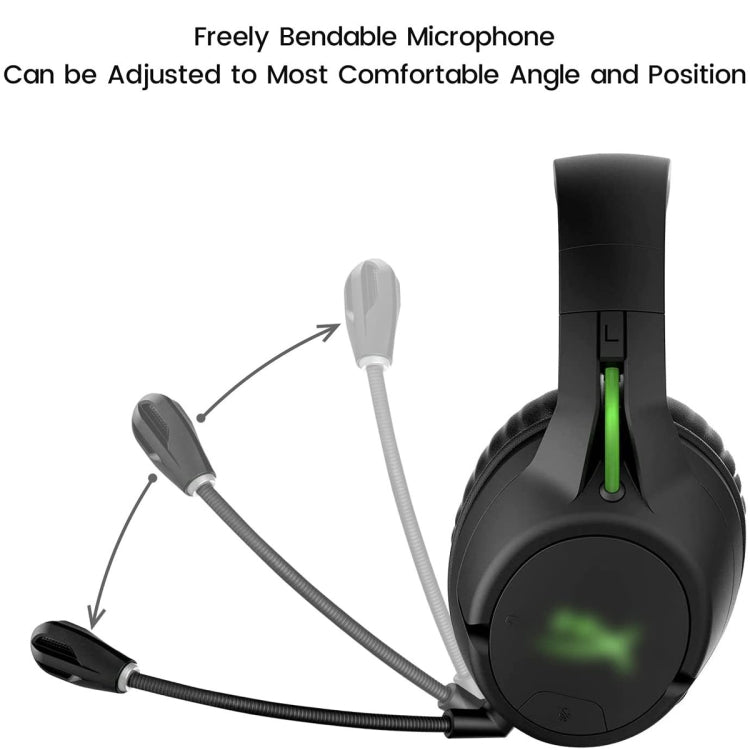 For Kingston / Flight S / Sky Arrow S Gaming Headset Noise Canceling Microphone Headset with Light Microphone(Black) - HoMEdemic™ 