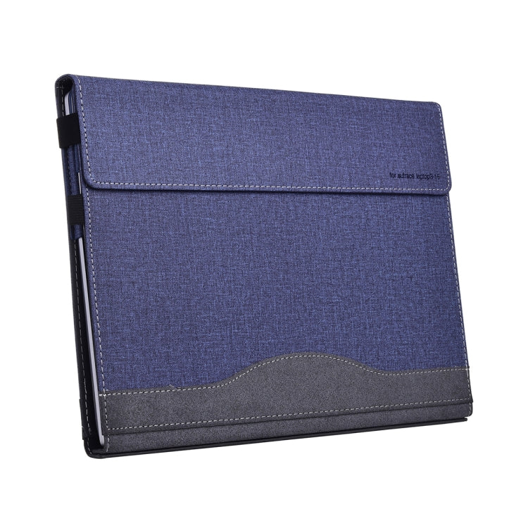 For Lenovo ThinkPad X1 Carbon 14 Gen 5 Cloth Texture Laptop Leather Protective Case(Deep Blue) - HoMEdemic™ 
