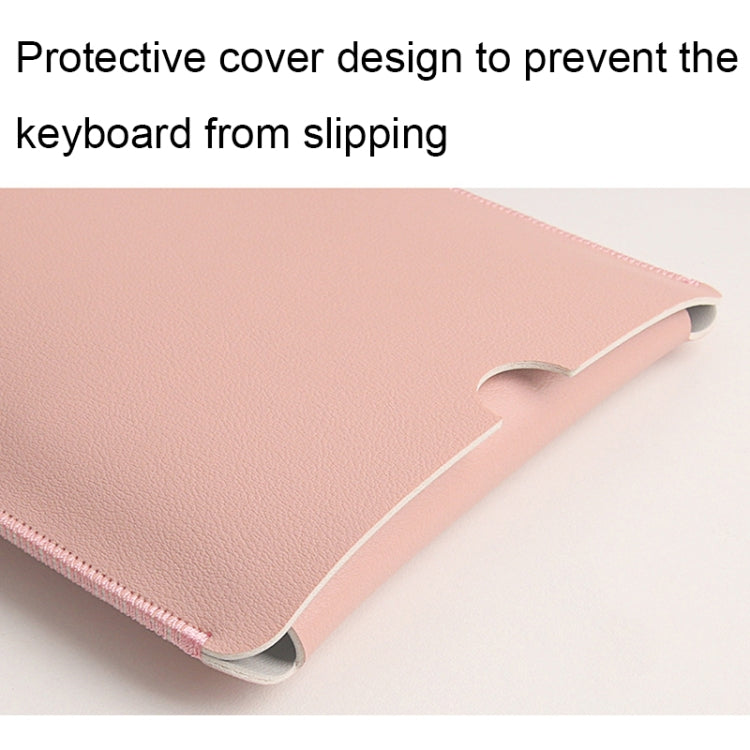 For Logitech K380 Leather Keyboard Thin and Lightweight Portable Liner Bag Waterproof Protective Cover(Black) - HoMEdemic™ 