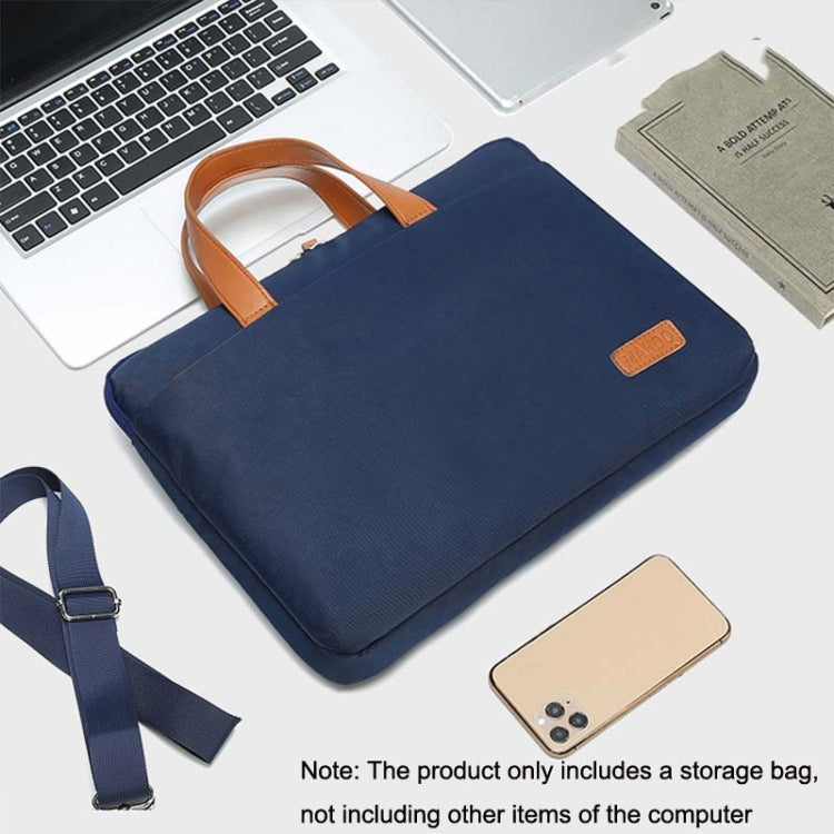 For MacBook 13.3-14 Inches MAHOO 10188 Ultra-Thin Hand Computer Bag Messenger Laptop Bag, Color: Gray - HoMEdemic™ 