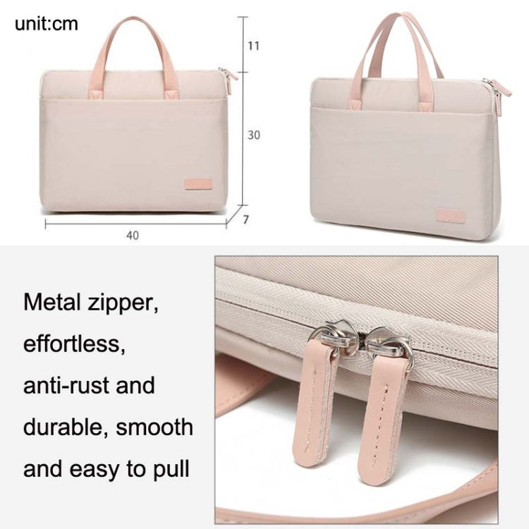 For MacBook 15.6-16.1 Inches MAHOO 10188 Ultra-Thin Hand Computer Bag Messenger Laptop Bag, Color:Gray+Gray Mouse Pad - HoMEdemic™ 
