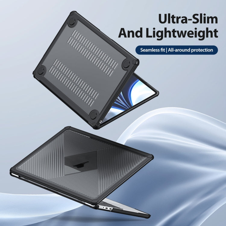 For MacBook Air 13.3 2020 / 2018 DUX DUCIS LCGH Laptop Frosted Protective Case(Black) - HoMEdemic™ 