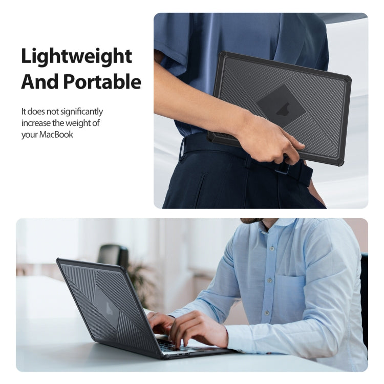 For MacBook Air 13.3 2020 / 2018 DUX DUCIS LCGH Laptop Frosted Protective Case(Black) - HoMEdemic™ 
