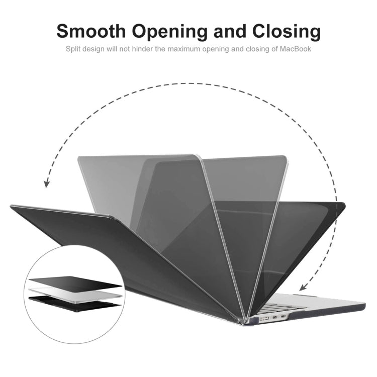 For MacBook Air 15.3 A2941 ENKAY US Version 3 in 1 Matte Protective Case with TPU Keyboard Film & Anti-dust Plugs(Light Blue) - HoMEdemic™ 