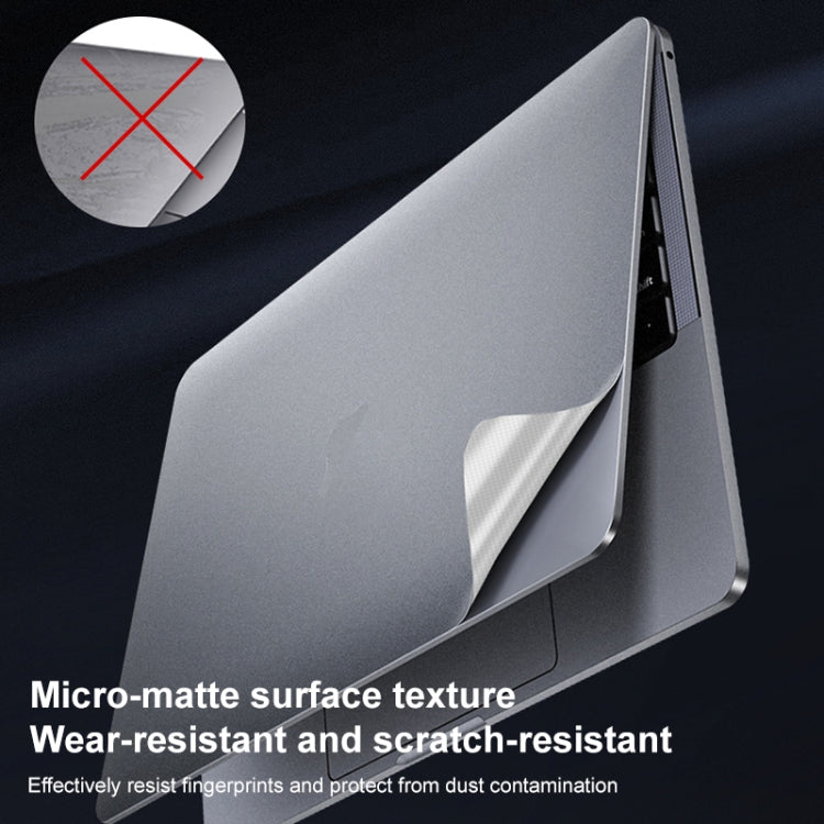 For MacBook Pro 13.3 inch 2020 ZGA 5 in 1 Laptop All-round Protective Film(Grey) - HoMEdemic™ 