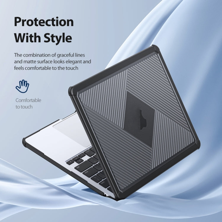 For MacBook Pro 14 2021/2023 A2442 DUX DUCIS LCGH Laptop Frosted Protective Case(Black) - HoMEdemic™ 