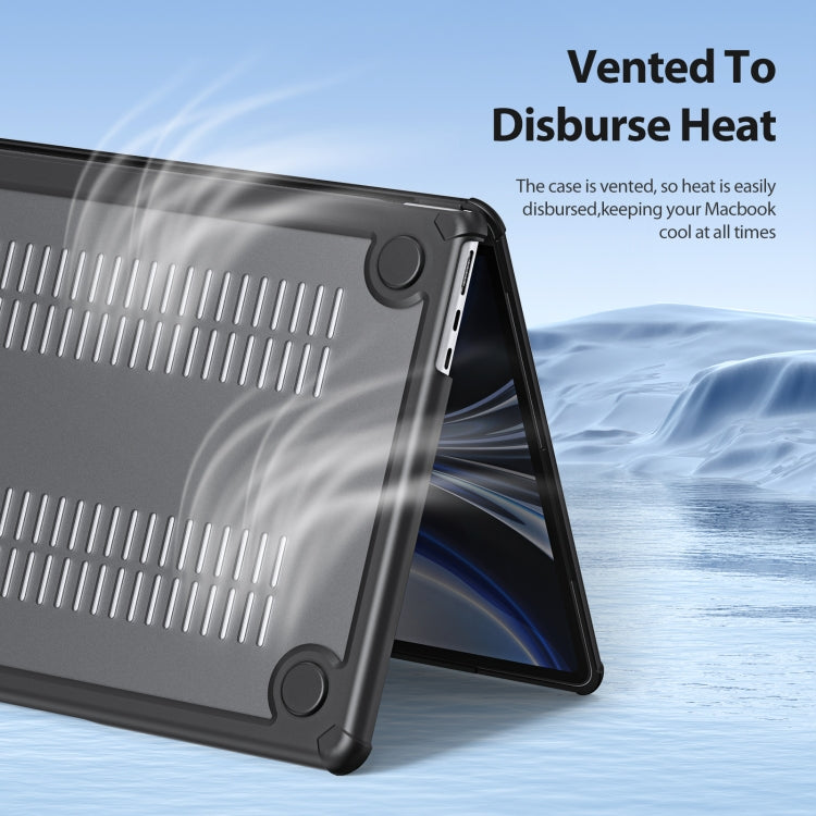 For MacBook Pro 14 2021/2023 A2442 DUX DUCIS LCGH Laptop Frosted Protective Case(Black) - HoMEdemic™ 